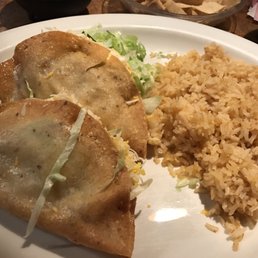 Combo 11, 2 chicken tacos with rice only on request
