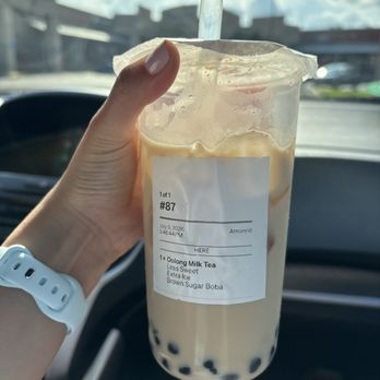 Chaiyo Tea House - Oolong Milk Tea with boba 70% sugar - Bubble Tea Near Me - Independence, Missouri Chaiyo Tea House - Oolong Milk Tea with boba 70% sugar - Bubble Tea Near Me - Independence, Missouri
