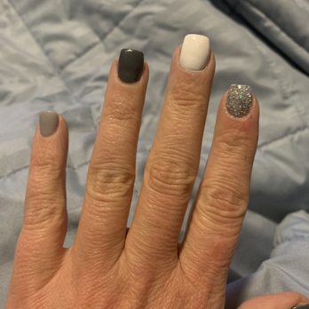 Gloss & Feathers - This was my rounded edges (insert eye roll) - Nail Salons Near Me - Phoenix, Arizona