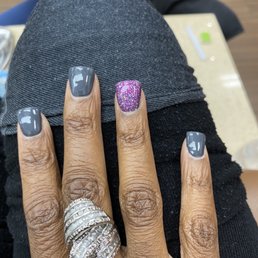 I saw this simple nail design from Pinterest! It came out great! I saw this simple nail design from Pinterest! It came out great!