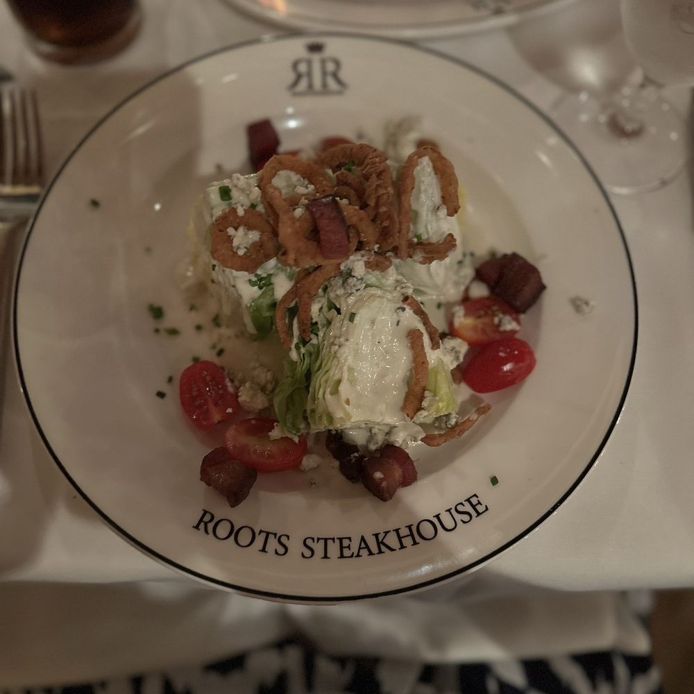 Roots Steakhouse - Wedge salad - Steakhouses Near Me - Ridgewood, New Jersey