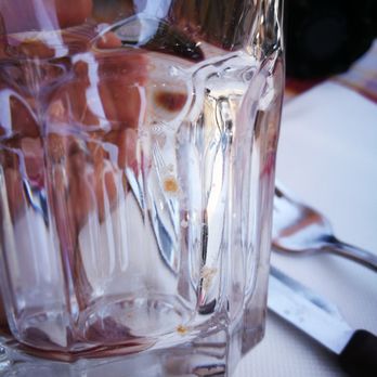 Luzzi - Dirty glass that the waiter will not change till we asked a third time - Pizza Near Me - Rome, RM Luzzi - Dirty glass that the waiter will not change till we asked a third time - Pizza Near Me - Rome, RM