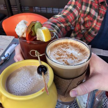 Snooze, an A.M. Eatery - Am Manhattan, Spicy Bloody, Dirty Drunken Chai - Breakfast & Brunch Near Me - Tempe, Arizona