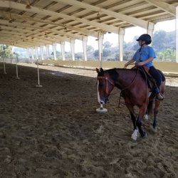 Still Water Ranch Oc - Practicing pole bending