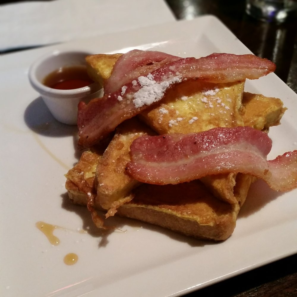 French toast with bacon French toast with bacon
