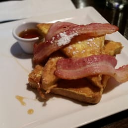 French toast with bacon French toast with bacon