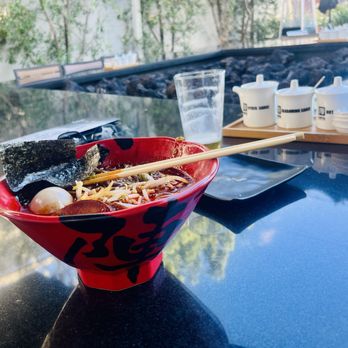 JINYA Ramen Bar - Burbank - Dialed up the heat to 10 on the Tonkatsu Red (Pork broth + Pork Chashu) - Ramen Near Me - Burbank, California JINYA Ramen Bar - Burbank - Dialed up the heat to 10 on the Tonkatsu Red (Pork broth + Pork Chashu) - Ramen Near Me - Burbank, California