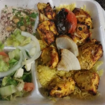 Shawarma Garden - Chicken kabob plate - Middle Eastern Near Me - Chicago, Illinois