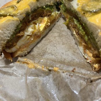 Einstein Bros. Bagels - Chorizo Sunrise Egg Sandwich - Bagels Near Me - Houston, Texas