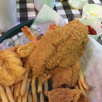 Flying Fish - Fried shrimp and fried catfish fillet - Seafood Near Me - Little Rock, Arkansas