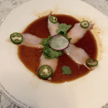 Blossom & Bourbon - Hamachi crudo - American Near Me - San Jose, California Blossom & Bourbon - Hamachi crudo - American Near Me - San Jose, California