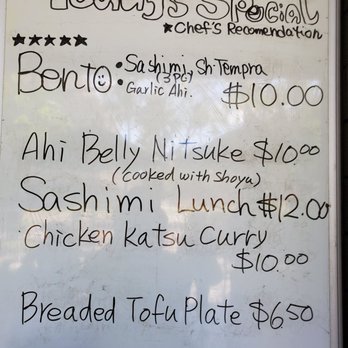 Irifune Restaurant - 4/4/19 specials - Japanese Near Me - Honolulu, Hawaii