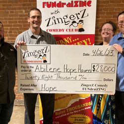 ZingerZ FUNdraising - A big congrats to Abilene Hope Haven for their $28,000 FUNdraiser!!!