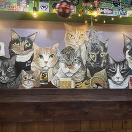 Cat mural Cat mural