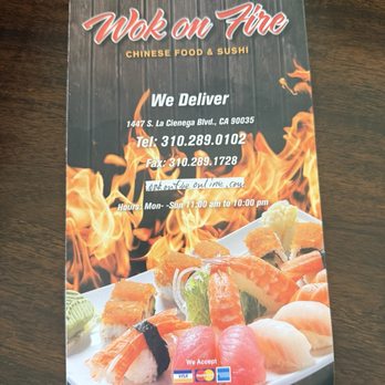 Wok On Fire - Menu - Chinese Near Me - Los Angeles, California Wok On Fire - Menu - Chinese Near Me - Los Angeles, California