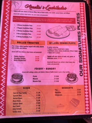 Menu photo 5 Amelias Mexican Kitchen Tucson, AZ Menu photo 5 Amelias Mexican Kitchen Tucson, AZ