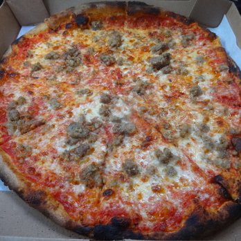 Milestone Wood Fired Pizza - Sausage pie, at Millstone Wood Fired Pizza in Thomaston, CT. - Pizza Near Me - Thomaston, Connecticut Milestone Wood Fired Pizza - Sausage pie, at Millstone Wood Fired Pizza in Thomaston, CT. - Pizza Near Me - Thomaston, Connecticut