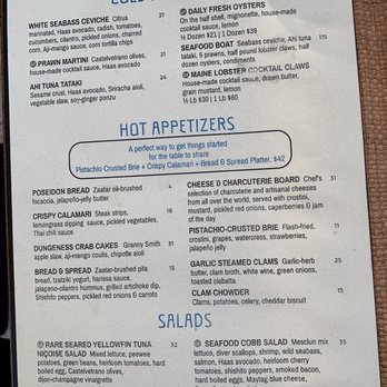Poseidon on the Beach - Menu - Seafood Near Me - Del Mar, California Poseidon on the Beach - Menu - Seafood Near Me - Del Mar, California