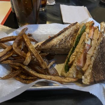 The Pitch on Butler - Grilled chicken sandwich and fries - Sports Bars Near Me - Pittsburgh, Pennsylvania