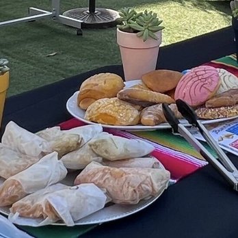 La Moderna Bakery - Tamales on the left and pan dulce on the right - Bakeries Near Me - Whittier, California