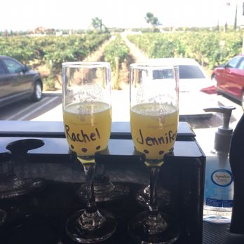 Uncorked Tours - Personalized mimosa glasses - Wine Tours Near Me - Temecula, California