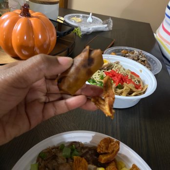 SATO Ramen - Hard "something" supposed to by chicken and spring rolls. - Ramen Near Me - Buffalo, New York