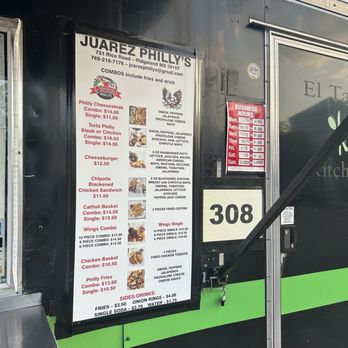 Juarez Phillys - Menu - Food Trucks Near Me - Ridgeland, Mississippi