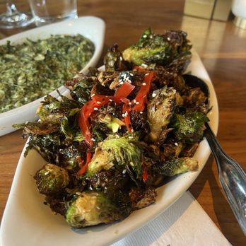 Perry's Steakhouse & Grille - Park District - Sweet Sriracha Brussels Sprouts - Steakhouses Near Me - Dallas, Texas