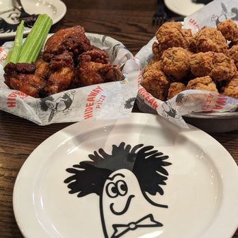 Hideaway Pizza - Parmesan Chicken Wings and Fried Mushrooms - Pizza Near Me - Plano, Texas