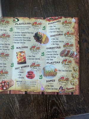 Menu photo 5 Taqueria Margarita Austell, GA