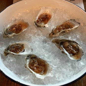 Brochu's Family Tradition - Sherry oysters - IMO a little overpowering - Seafood Near Me - Savannah, Georgia
