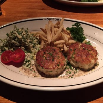 Hillstone - Crab cakes. Lots of crab meat. Not a lot of flavor. Very little seasoning, sauce was meh. - Salad Near Me - Houston, Texas Hillstone - Crab cakes. Lots of crab meat. Not a lot of flavor. Very little seasoning, sauce was meh. - Salad Near Me - Houston, Texas