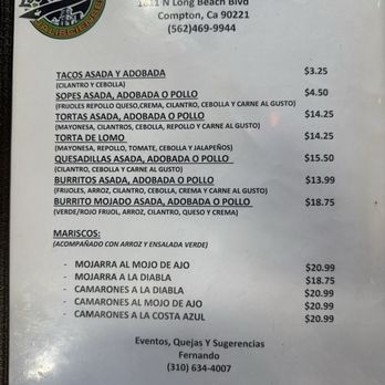 antojitos los cuates - Menu - Mexican Near Me - Compton, California antojitos los cuates - Menu - Mexican Near Me - Compton, California