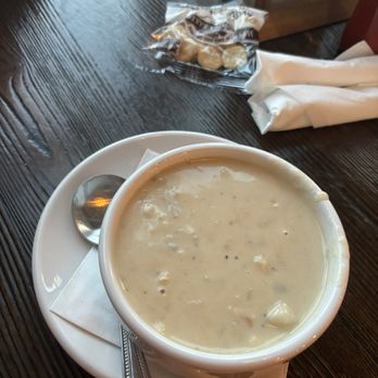 Pepper's Seafood Co - cup of clam chowder (gluten-free) - Seafood Near Me - Ogunquit, Maine