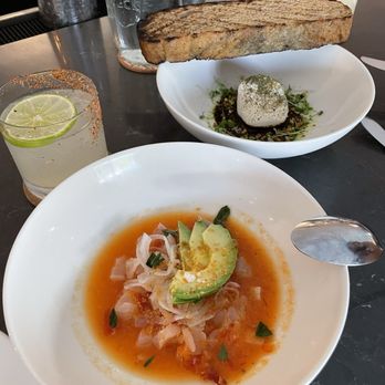 Launderette - Crudo and burrata - New American Near Me - Austin, Texas