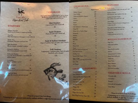 Menu photo 2 Sushi Lin Upper West Side New York, NY Menu photo 2 Sushi Lin Upper West Side New York, NY