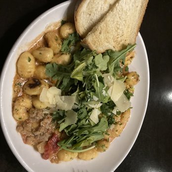 110 Grill - Henrietta - Gnocchi Bolognese with arugula, yum! - New American Near Me - Henrietta, New York 110 Grill - Henrietta - Gnocchi Bolognese with arugula, yum! - New American Near Me - Henrietta, New York