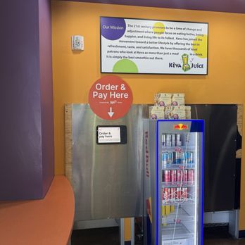 Keva Juice - Order/pay station off to the side - Juice Bars & Smoothies Near Me - Reno, Nevada Keva Juice - Order/pay station off to the side - Juice Bars & Smoothies Near Me - Reno, Nevada
