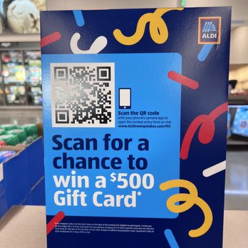 ALDI - Still got to enter for the gift card? - Grocery Near Me - Murrieta, California