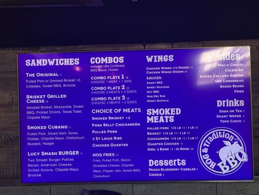 Menu photo 5 Hog & Tradition Henderson, NV