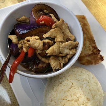 Your Choice - Eggplant with Chicken - Thai Near Me - Santa Barbara, California