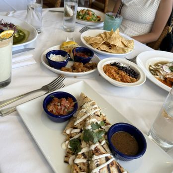 Las Brisas - squash quesadillas lobster & steak enchiladas shrimp verde risotto - Mexican Near Me - Laguna Beach, California