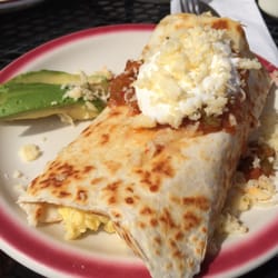 Cupboard Cafe - Scrambled egg burito (only served sundays)
