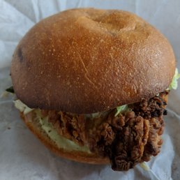 Fried chicken sandwich. Amazing.... Fried chicken sandwich. Amazing....