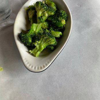 Half Shell Oyster House - Broccoli that was DIVINE - Seafood Near Me - Biloxi, Mississippi