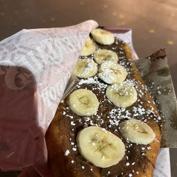 BeaverTails - Bananarama beaver tail - Desserts Near Me - Banff, Alberta BeaverTails - Bananarama beaver tail - Desserts Near Me - Banff, Alberta