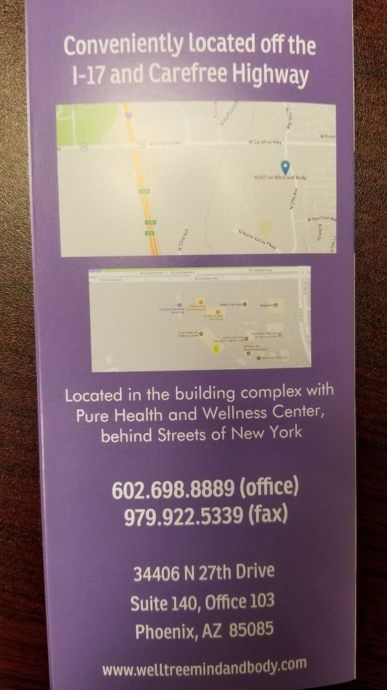 Welltree Mind and Body - grief counselor in Phoenix, AZ