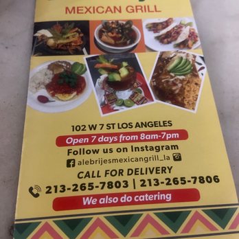 Alebrijes Mexican Grill - Says 8am -7pm is a lie. Today is Sunday and I was told it closes at 3pm. - Mexican Near Me - Los Angeles, California Alebrijes Mexican Grill - Says 8am -7pm is a lie. Today is Sunday and I was told it closes at 3pm. - Mexican Near Me - Los Angeles, California