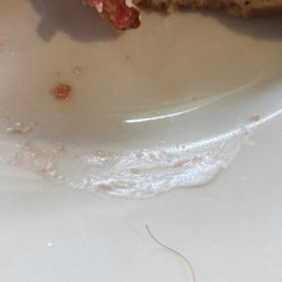 Hair found baked inside my waffle Hair found baked inside my waffle