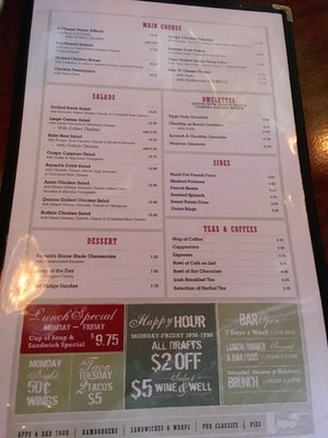 Menu photo 1 Bayard's Ale House New York, NY Menu photo 1 Bayard's Ale House New York, NY